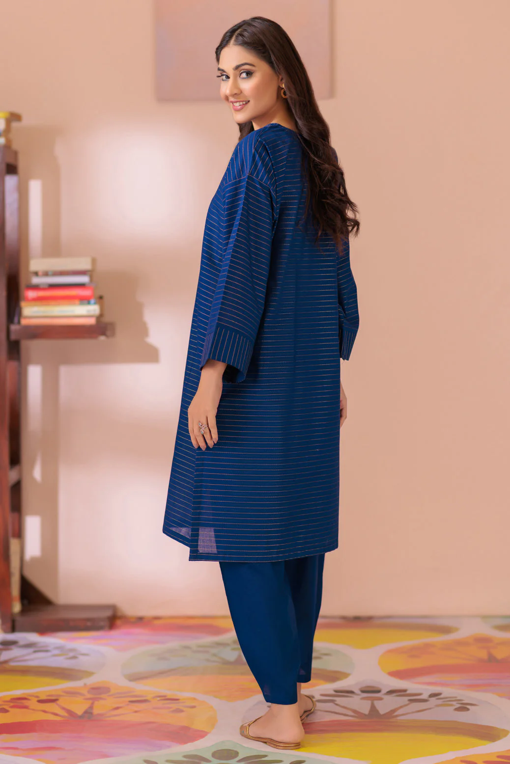 BLUE-DOBBY-2 PIECE (SAS232P22) - Image 4