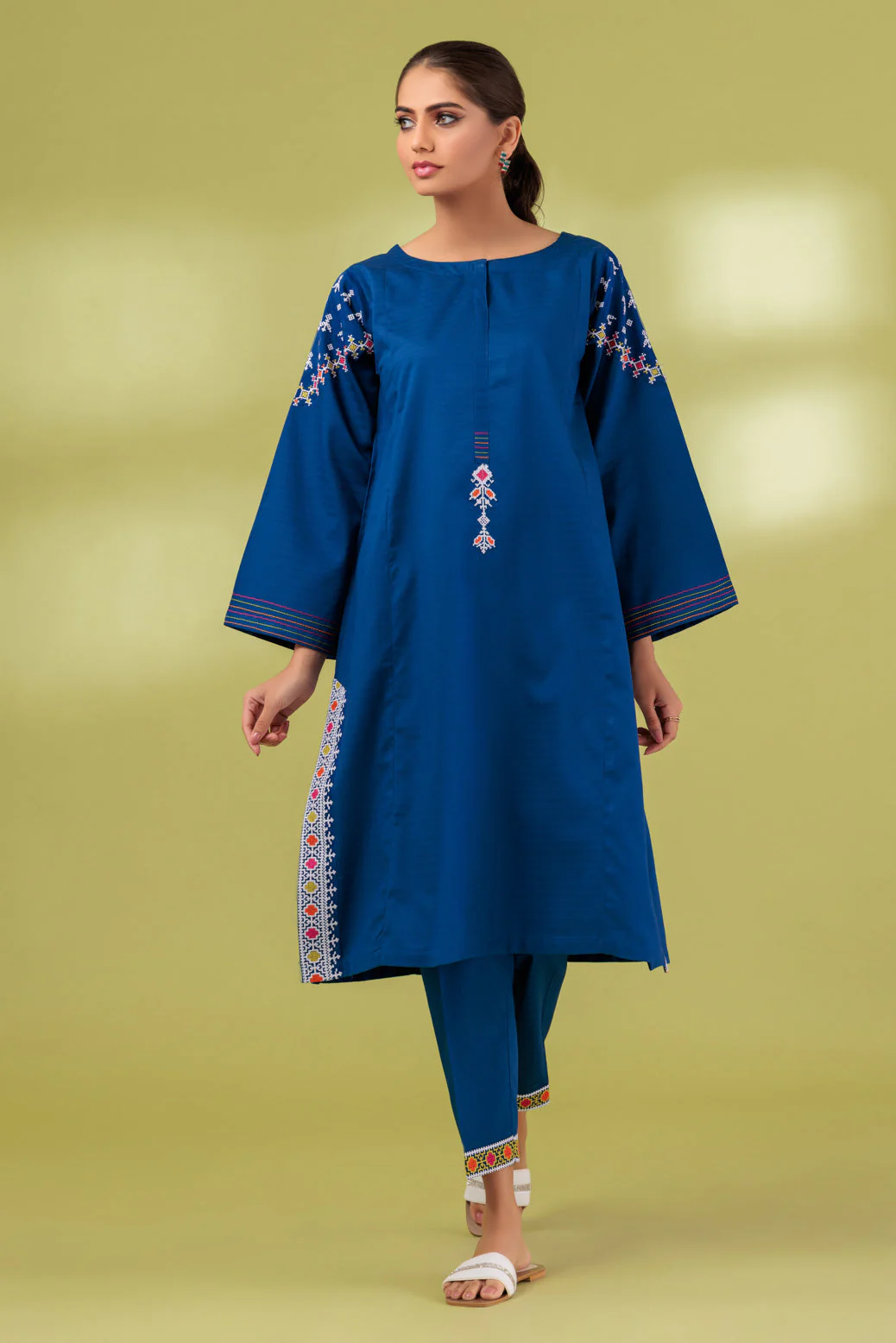 BLUE-DOBBY-2 PIECE (SSS232P49) - Image 2