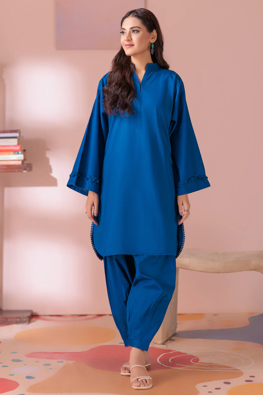 BLUE-DOBBY-2 PIECE (SSS232P66) - Image 3