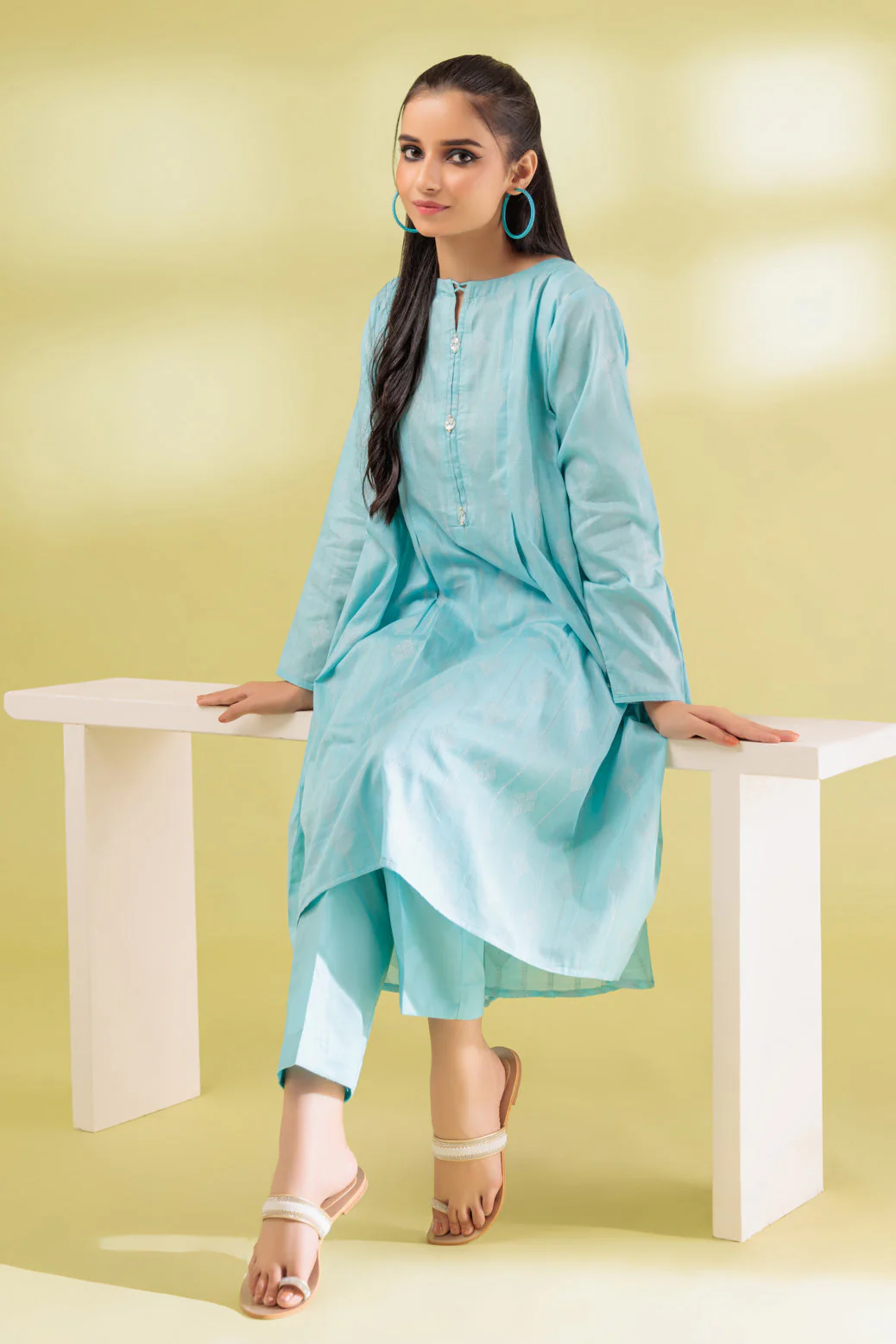 BLUE-JACQAURD-2 PIECE (SRLS232P14) - Image 4
