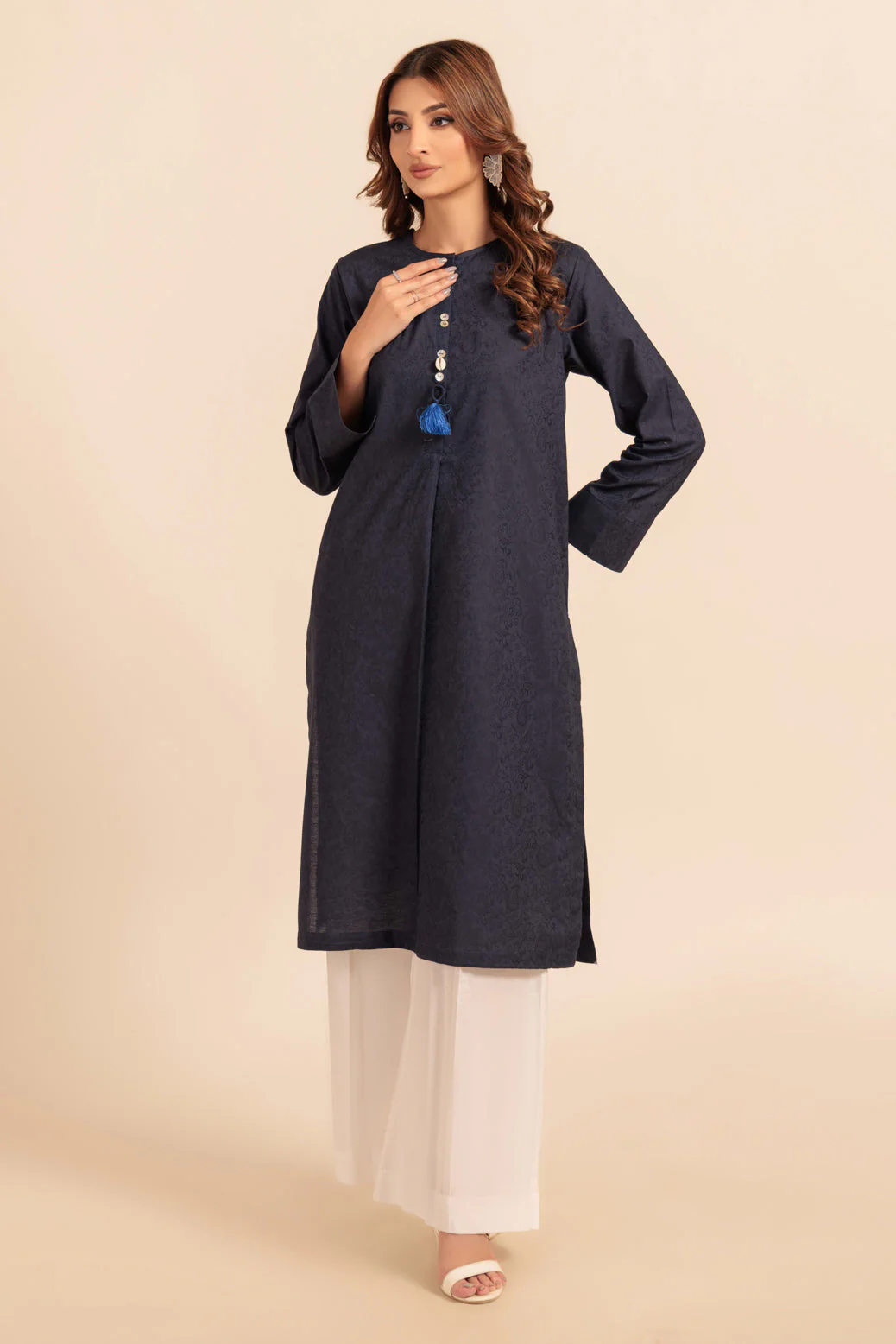 BLUE-JACQUARD-1 PIECE (PWS1241P13) - Image 3