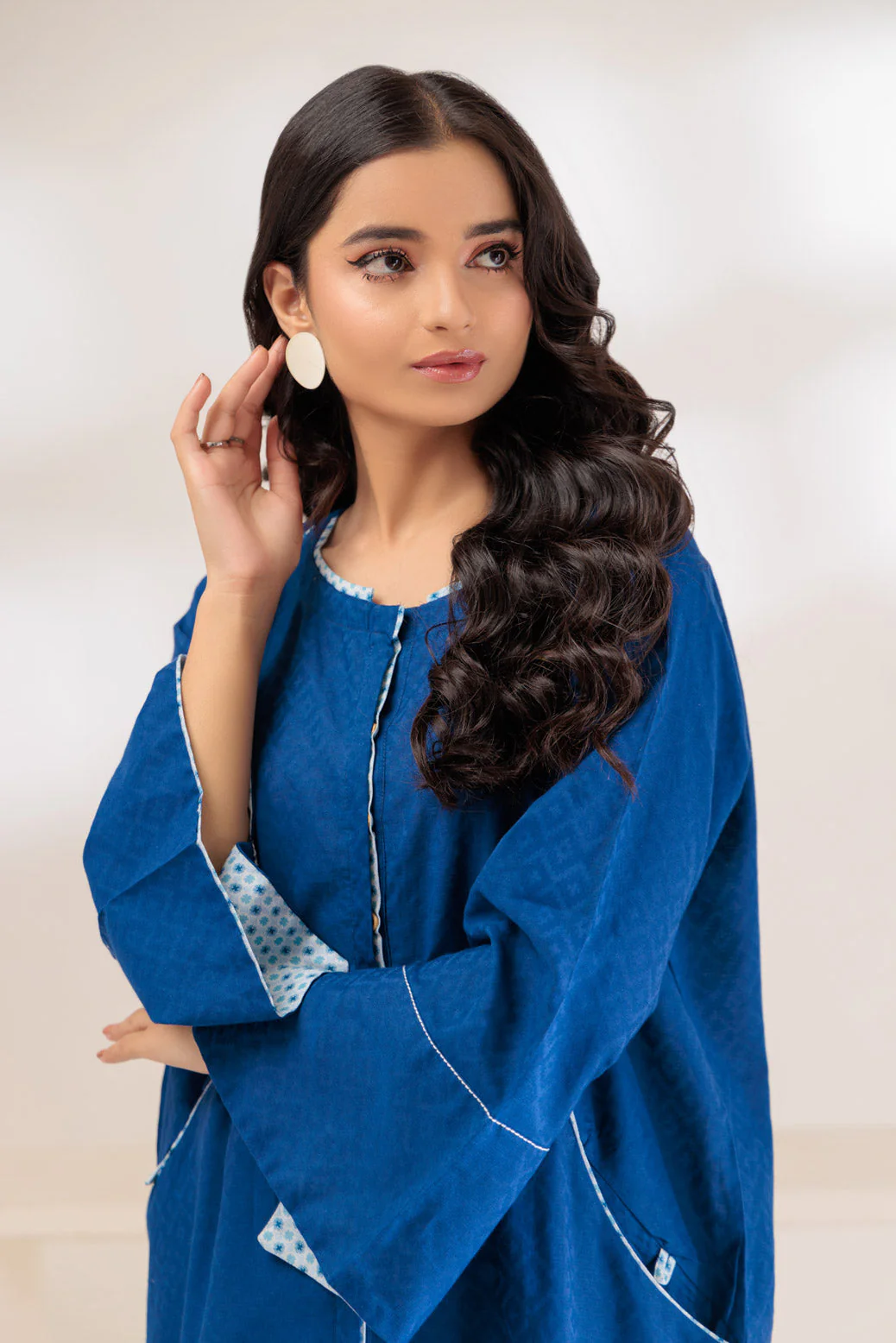 BLUE-JACQUARD-2 PIECE (SRLS232P02) - Image 2