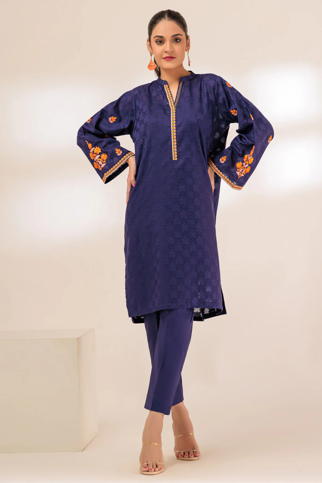 BLUE-JACQUARD-2 PIECE (SRLS232P22) - Image 4