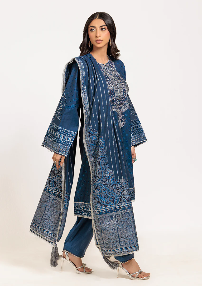 Blue-Jacquard  - 3 Piece  (W25SE3004) - Image 4
