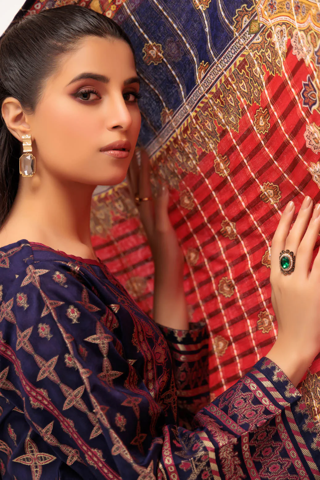 BLUE-JACQUARD-3 PIECE (BSAS233P09) - Image 2