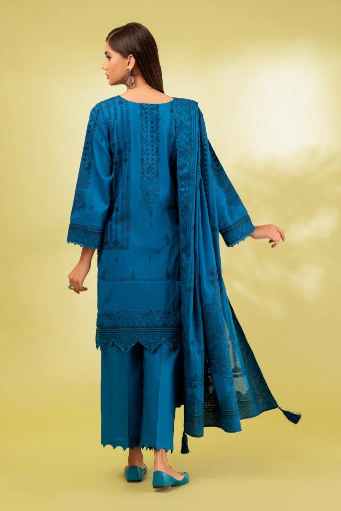 BLUE-JACQUARD-3 PIECE (JRS233P21) - Image 2