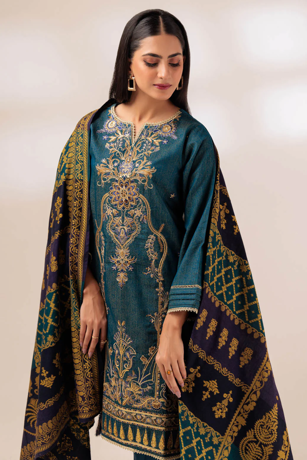 BLUE-JACQUARD-3 PIECE (PWS5233P24) - Image 2