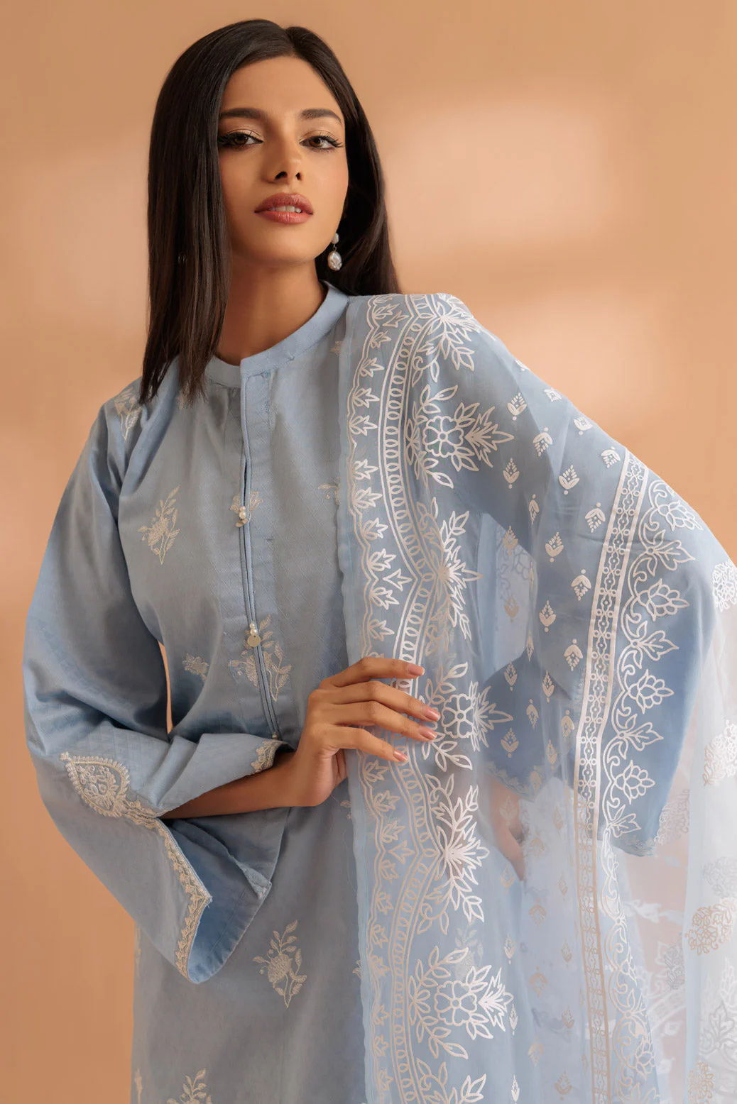 BLUE-JACQUARD-3 PIECE (SS1243P11) - Image 2