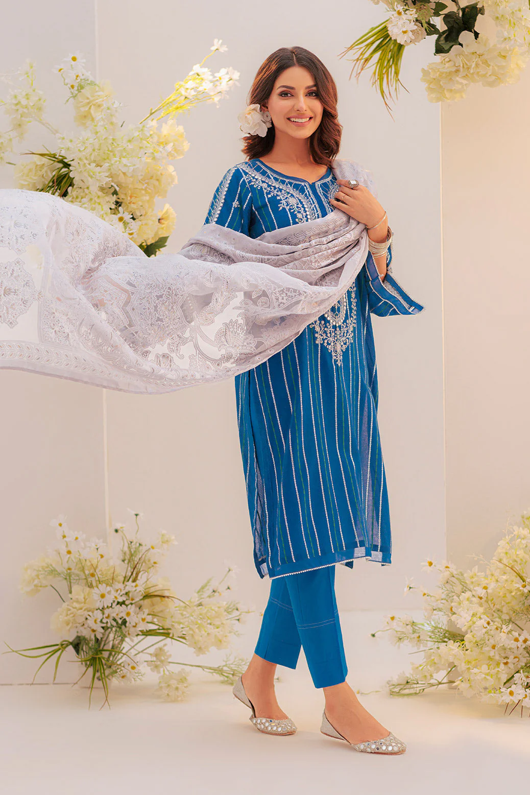 BLUE-JACQUARD-3 PIECE (SS5243P34) - Image 2