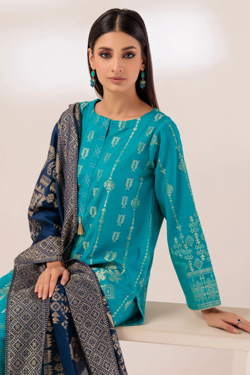 BLUE-JACQUARD-3 PIECE (WJ5233P01) - Image 4