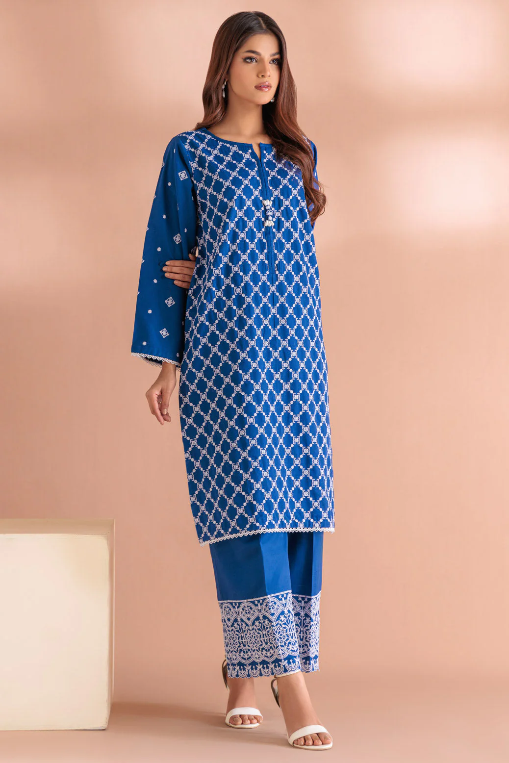 BLUE-KHADDAR-2 PIECE (WS1232P08) - Image 3