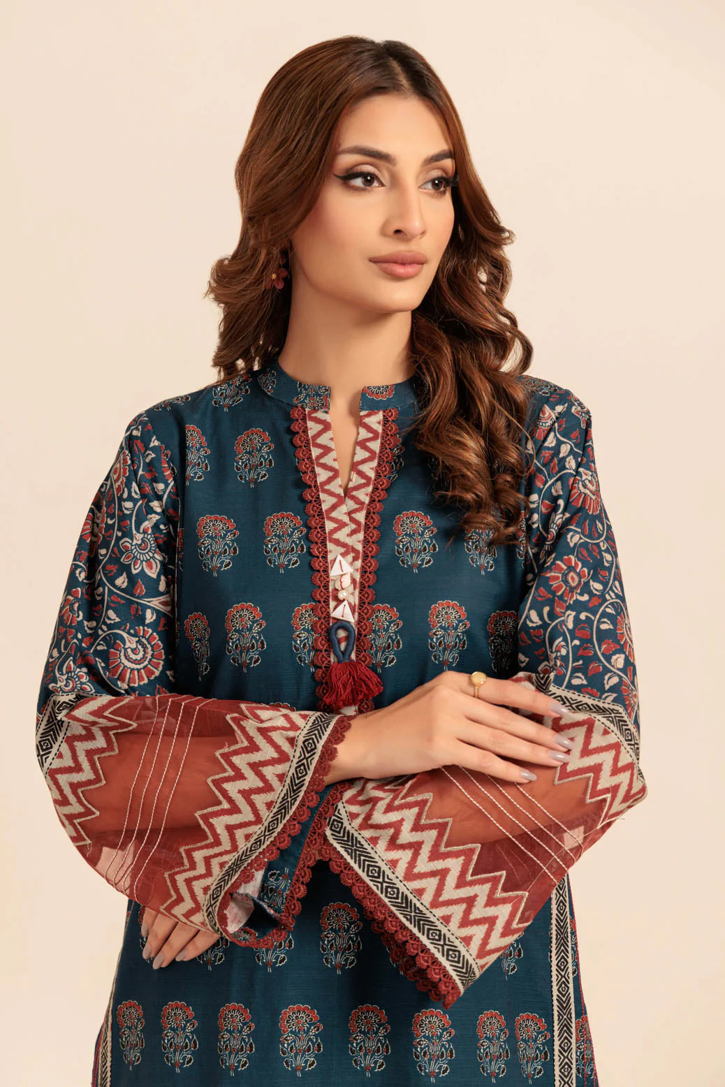 BLUE-KHADDAR-2 PIECE (WS6242P04) - Image 3