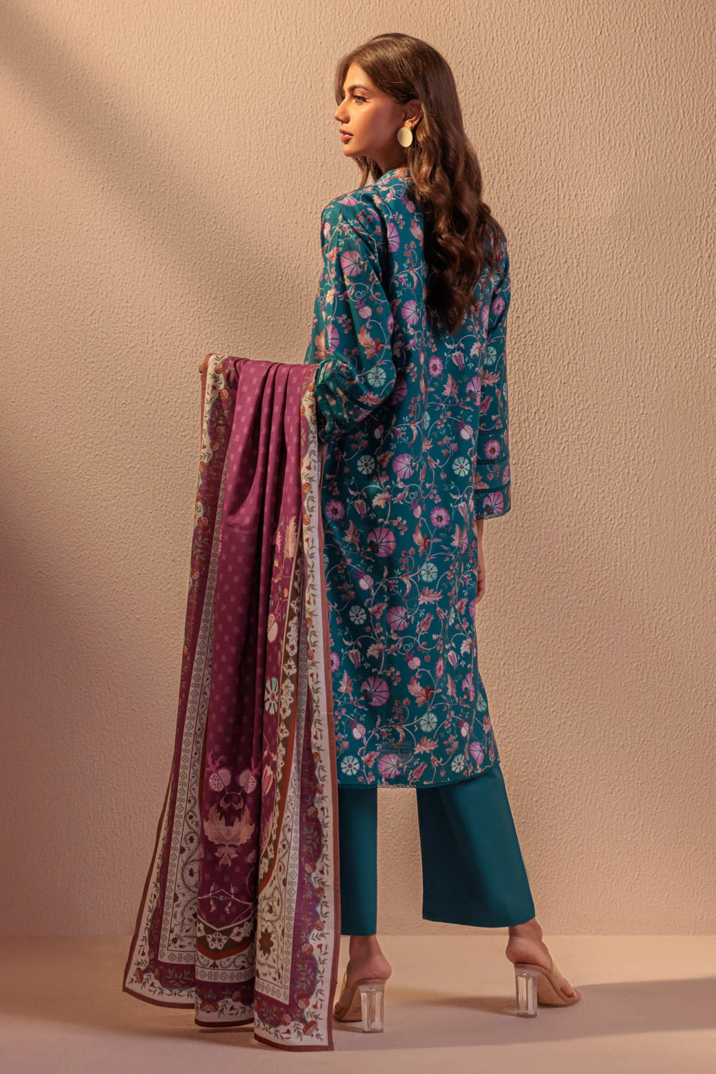 BLUE-KHADDAR-3 PIECE (WS6243P04) - Image 5