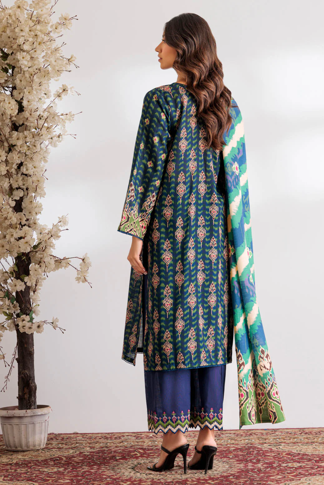 BLUE-KHADDAR-3 PIECE (WS6243P11) - Image 5