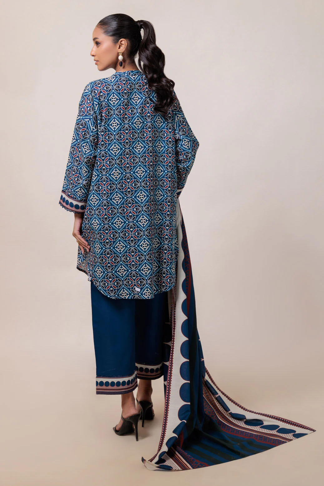 BLUE-KHADDAR-3 PIECE (WS7243P15) - Image 5