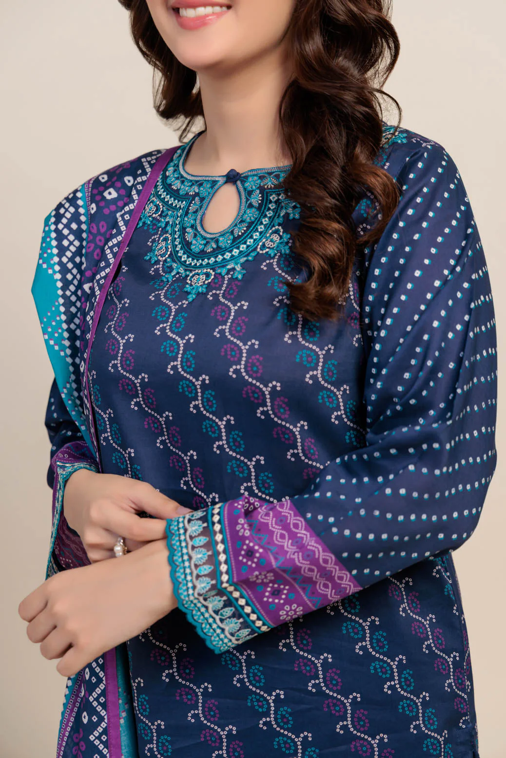 BLUE-LAWN-3 PIECE (2S24B3P237) - Image 2