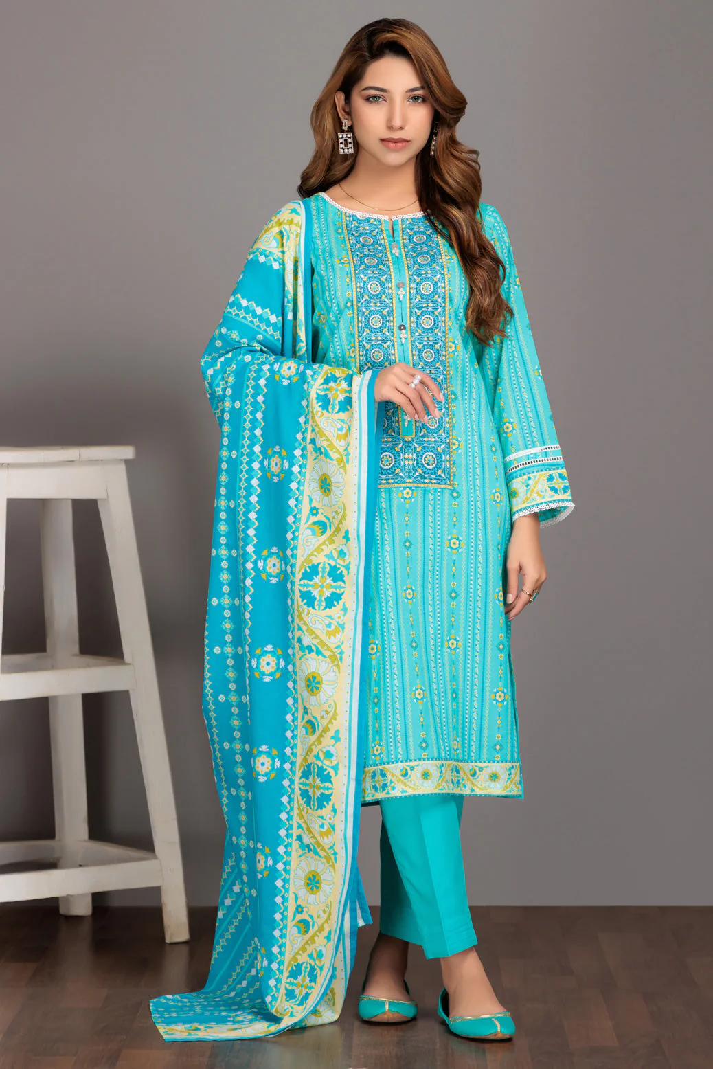 BLUE-LAWN-3 PIECE (SAS233P63) - Image 2