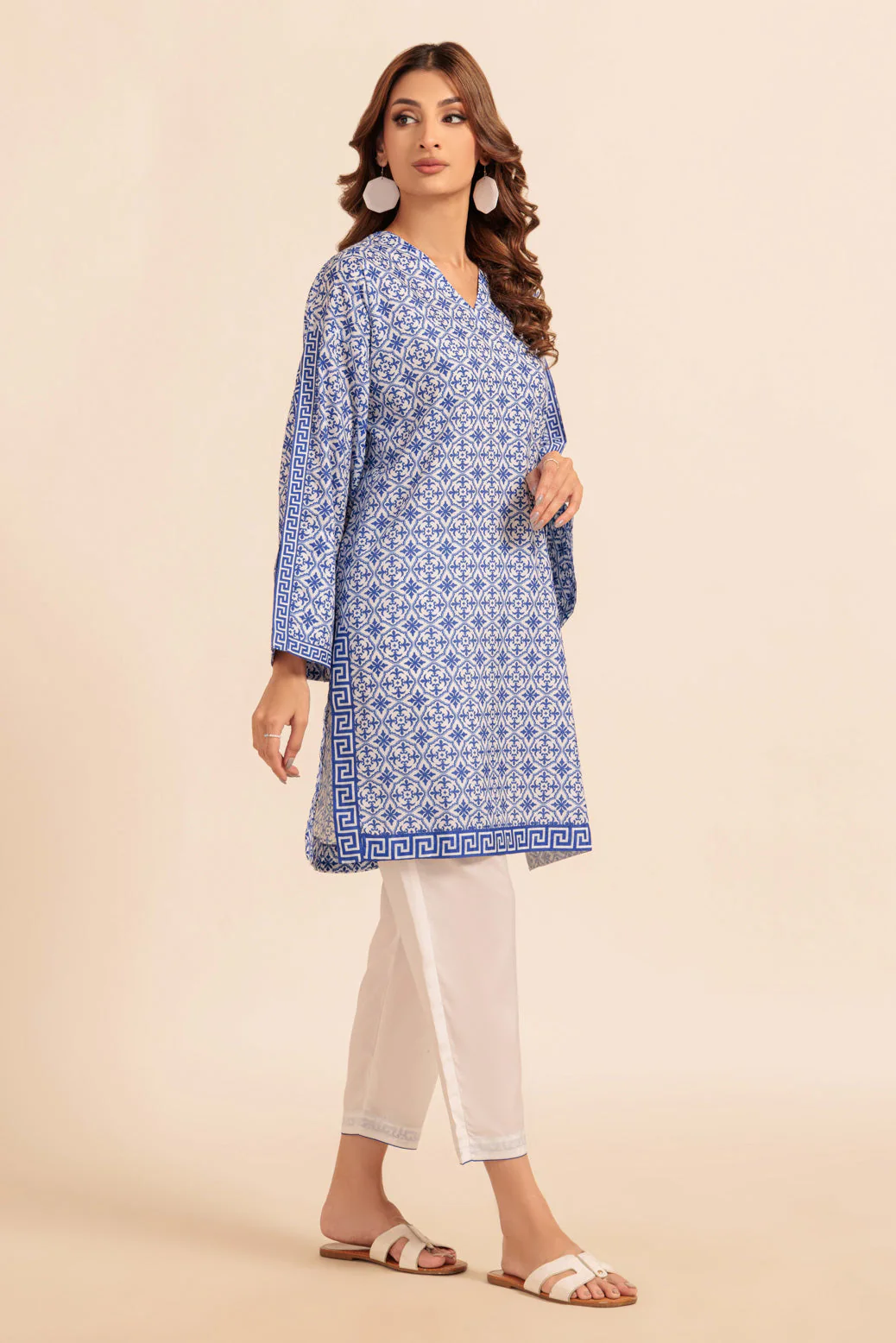 BLUE-POLY CREPE-2 PIECE (WS7242P09) - Image 2