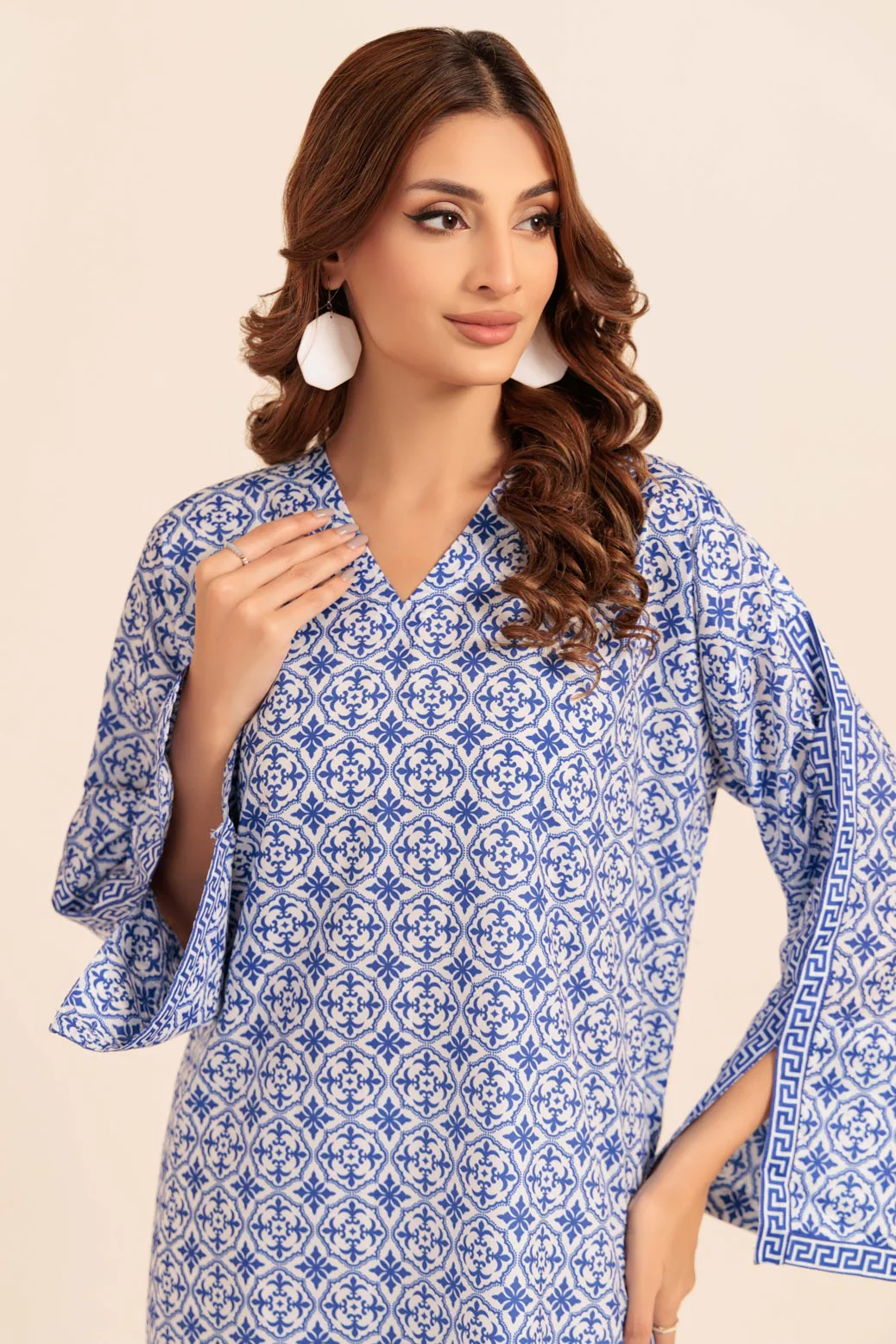 BLUE-POLY CREPE-2 PIECE (WS7242P09) - Image 4
