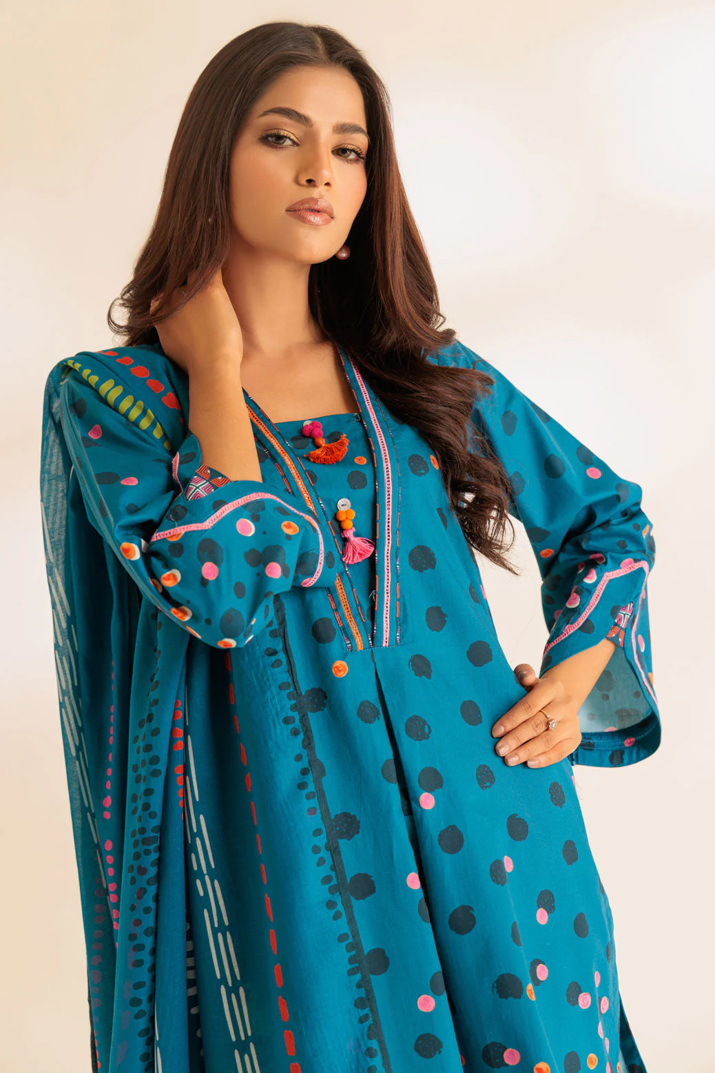 BLUE-POPLIN-3 PIECE (WS1233P19) - Image 2