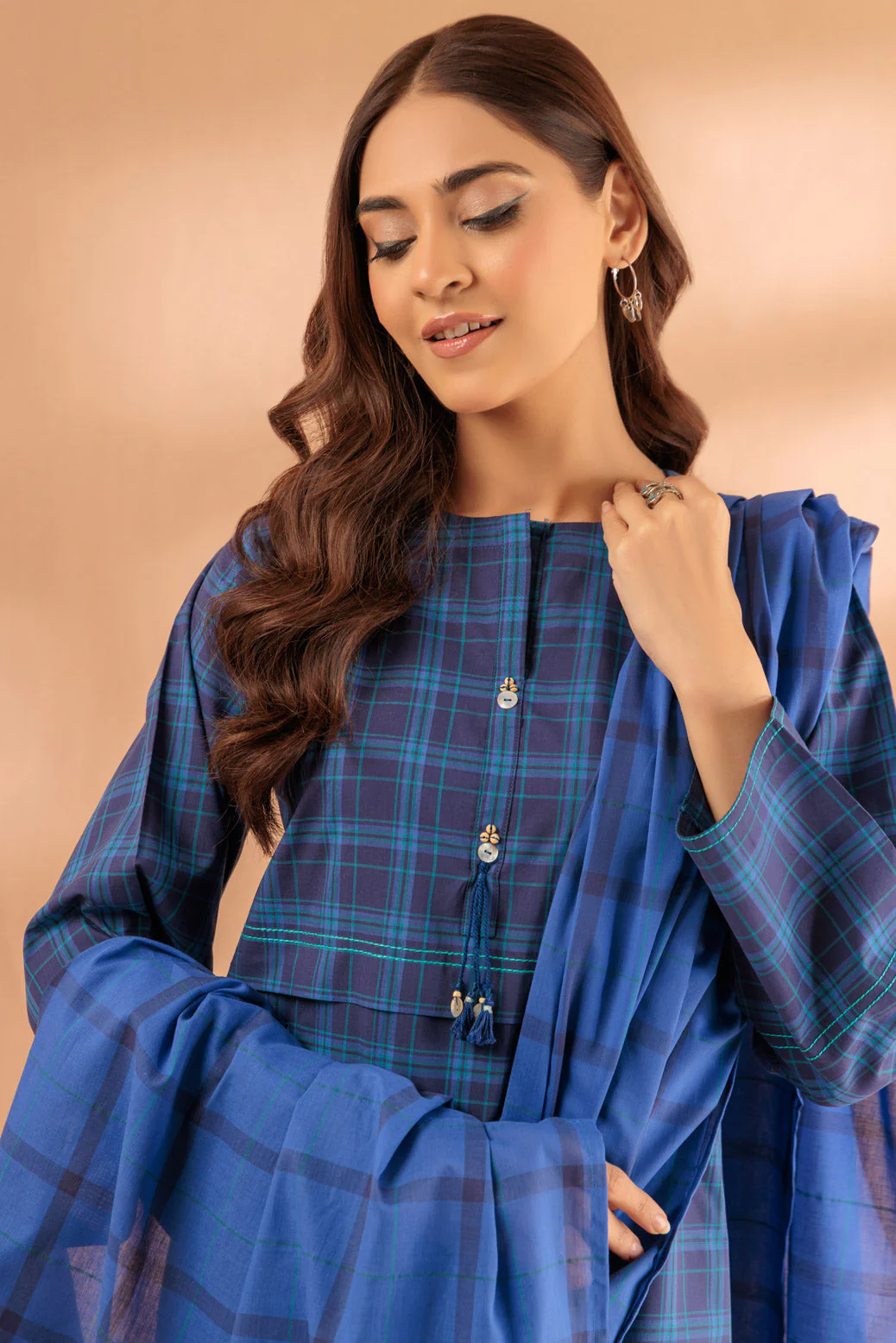 BLUE-YARN DYED-3 PIECE (SS2243P104) - Image 3