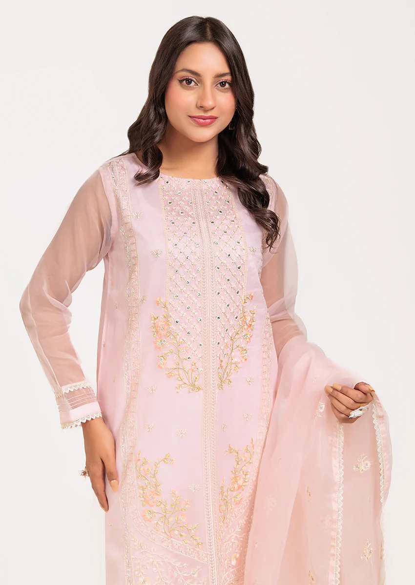 PINK-ORGANZA-3 PIECE (BPS5243P12) - Image 3