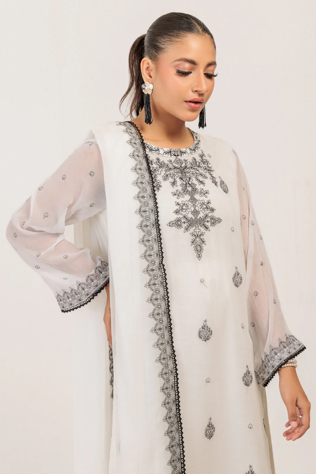 WHITE-CHIFFON-3 PIECE (BPS5243P41) - Image 3