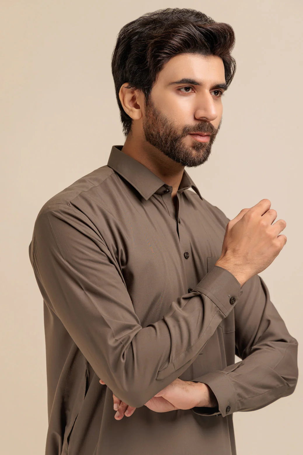 BRINJAL-BLENDED-SHALWAR SUIT - (GSSS23-023) - Image 3