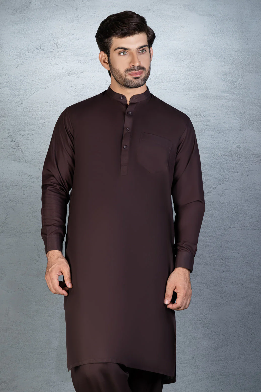 BROWN-BLENDED-SHALWAR SUIT (GSBB22-006) - Image 2