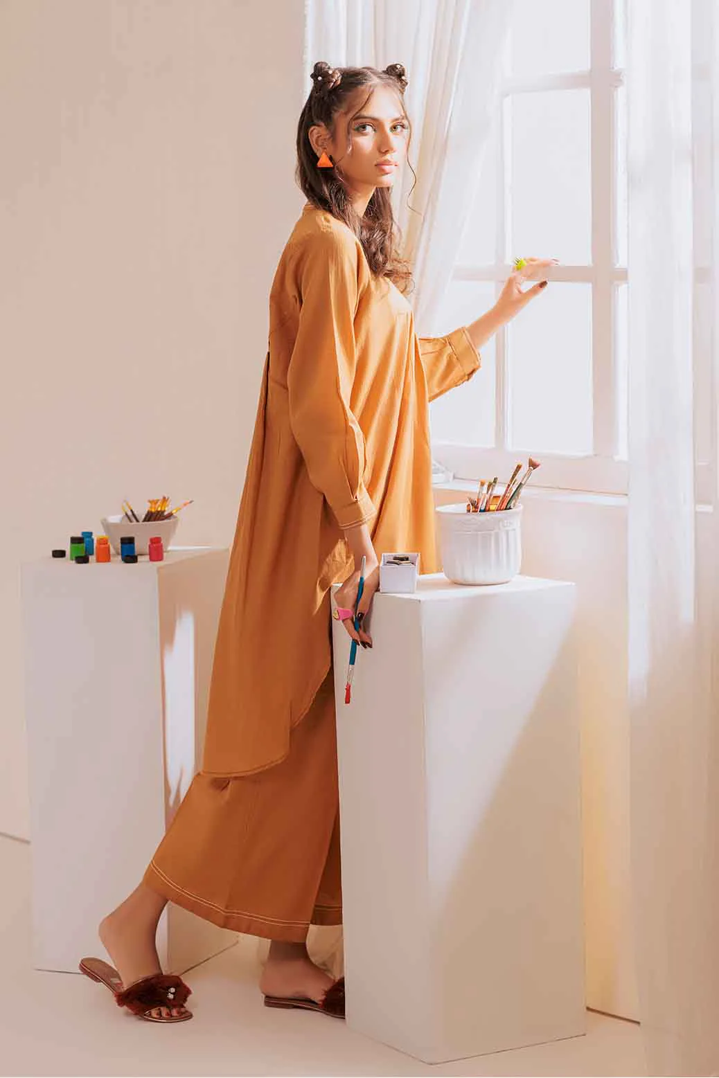 BROWN-DOBBY-2 PIECE (BSSS232P06) - Image 3