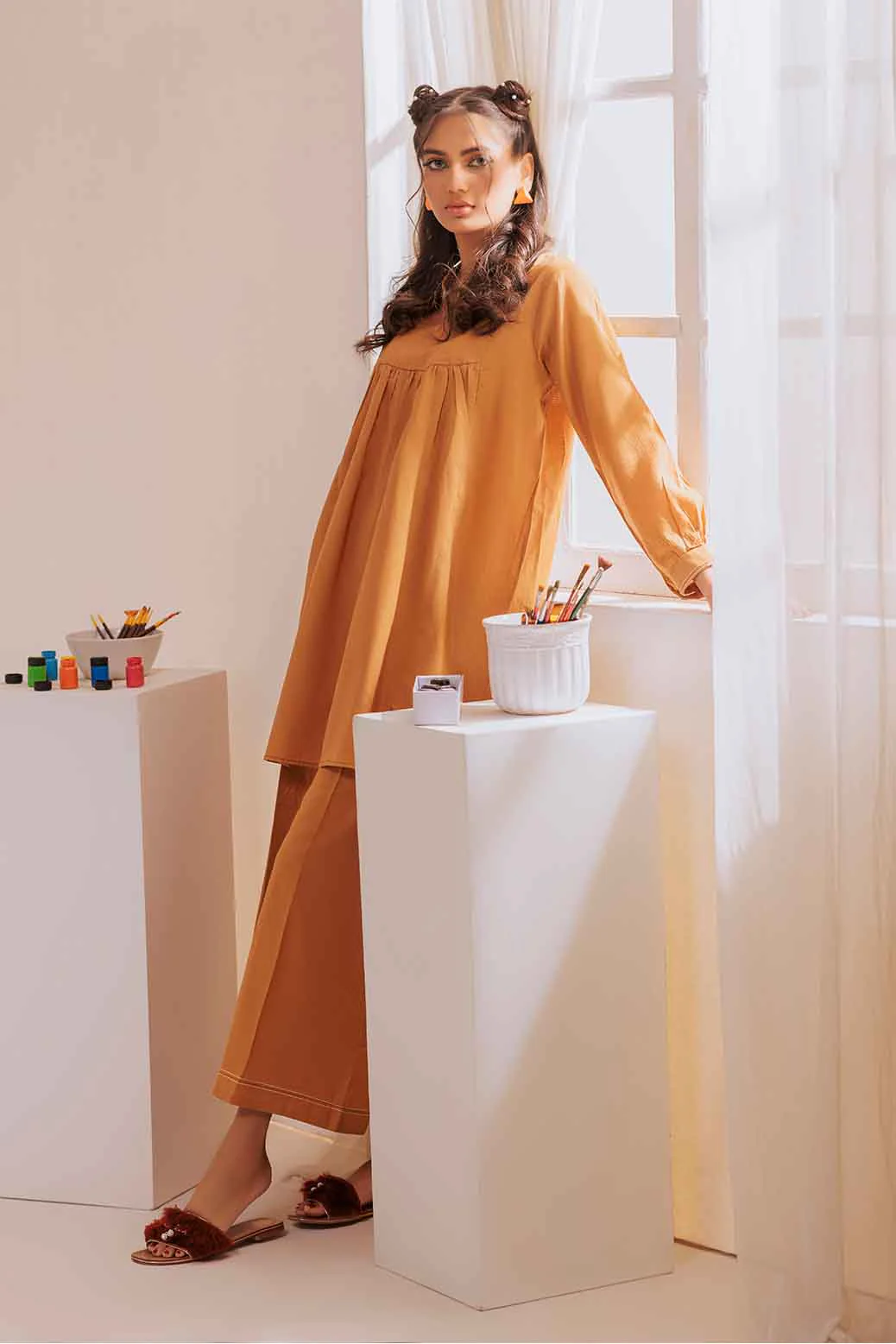 BROWN-DOBBY-2 PIECE (BSSS232P06) - Image 5