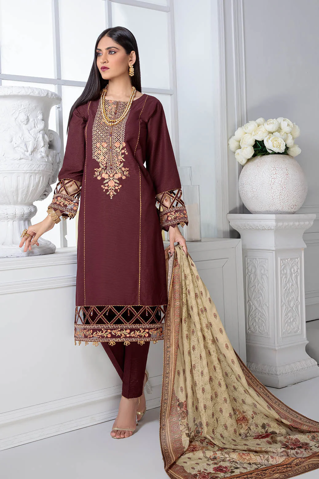 BROWN-DYED-3 PIECE (SRNS223P03) - Image 3