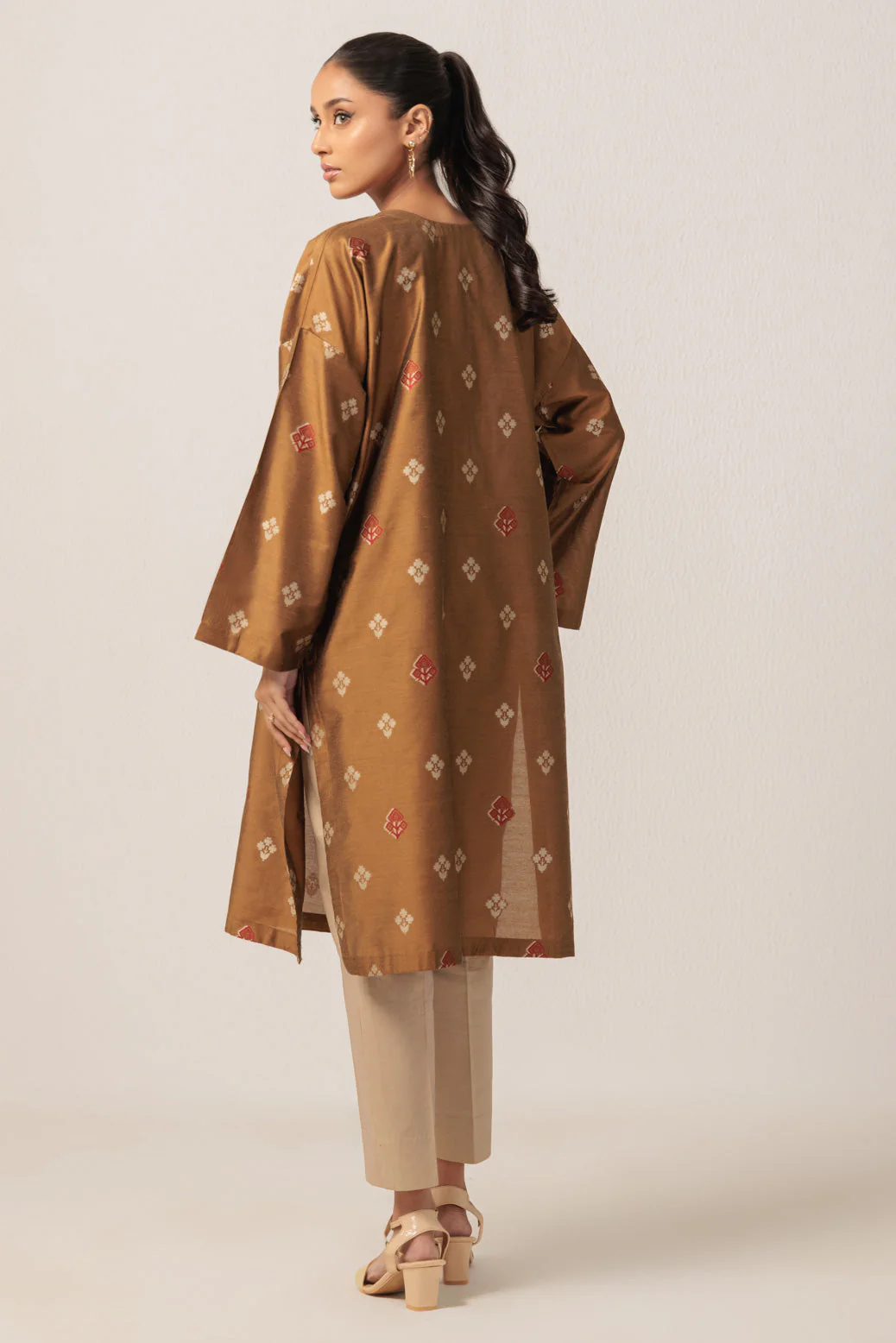 BROWN-JACQUARD-1 PIECE (PWS1241P09) - Image 5