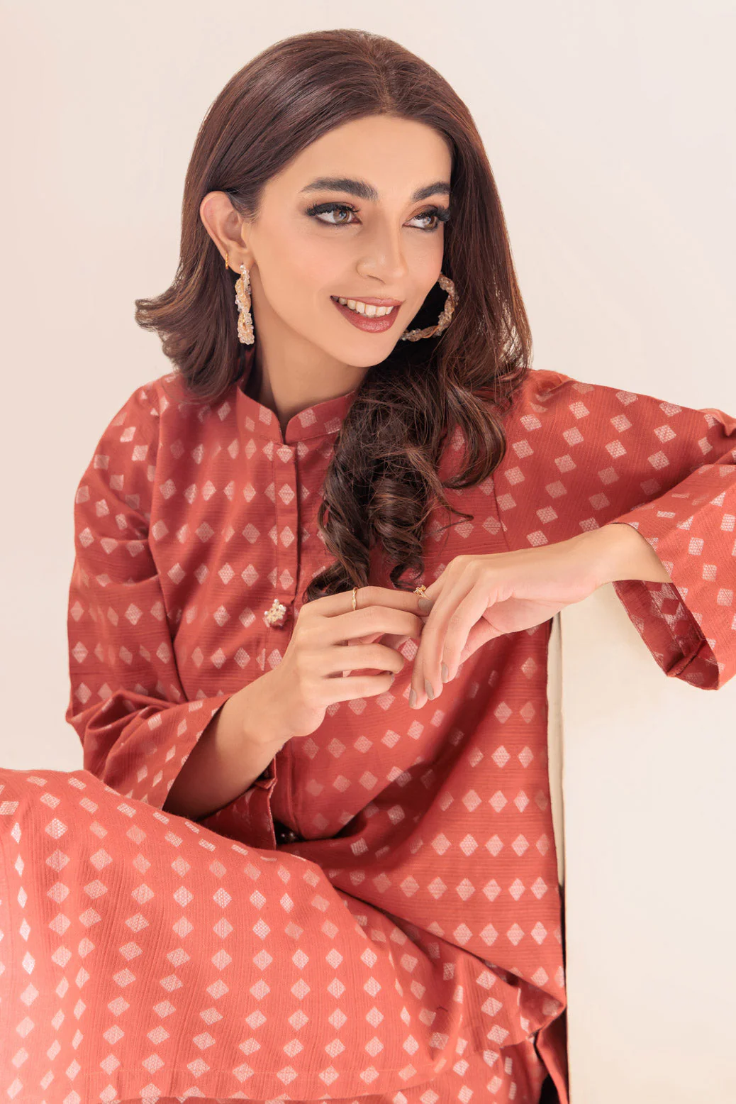 BROWN-JACQUARD-2 PIECE (WS6232P19) - Image 4
