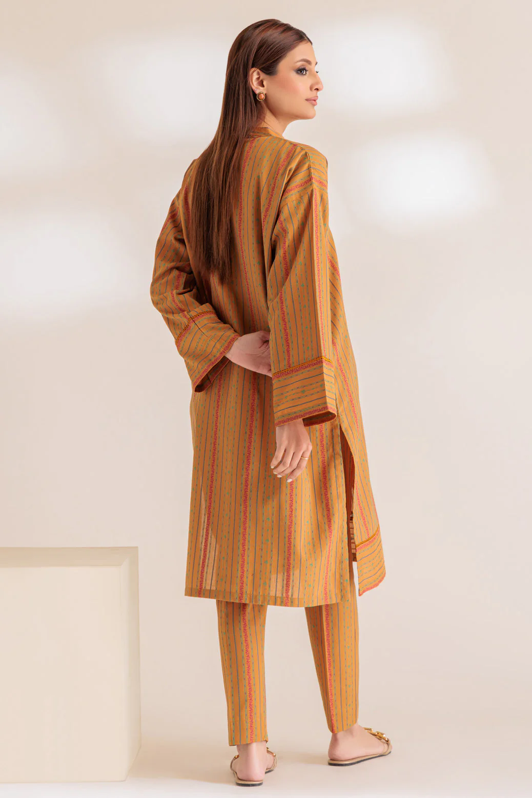 BROWN-JACQUARD-2 PIECE (WS6232P63) - Image 4