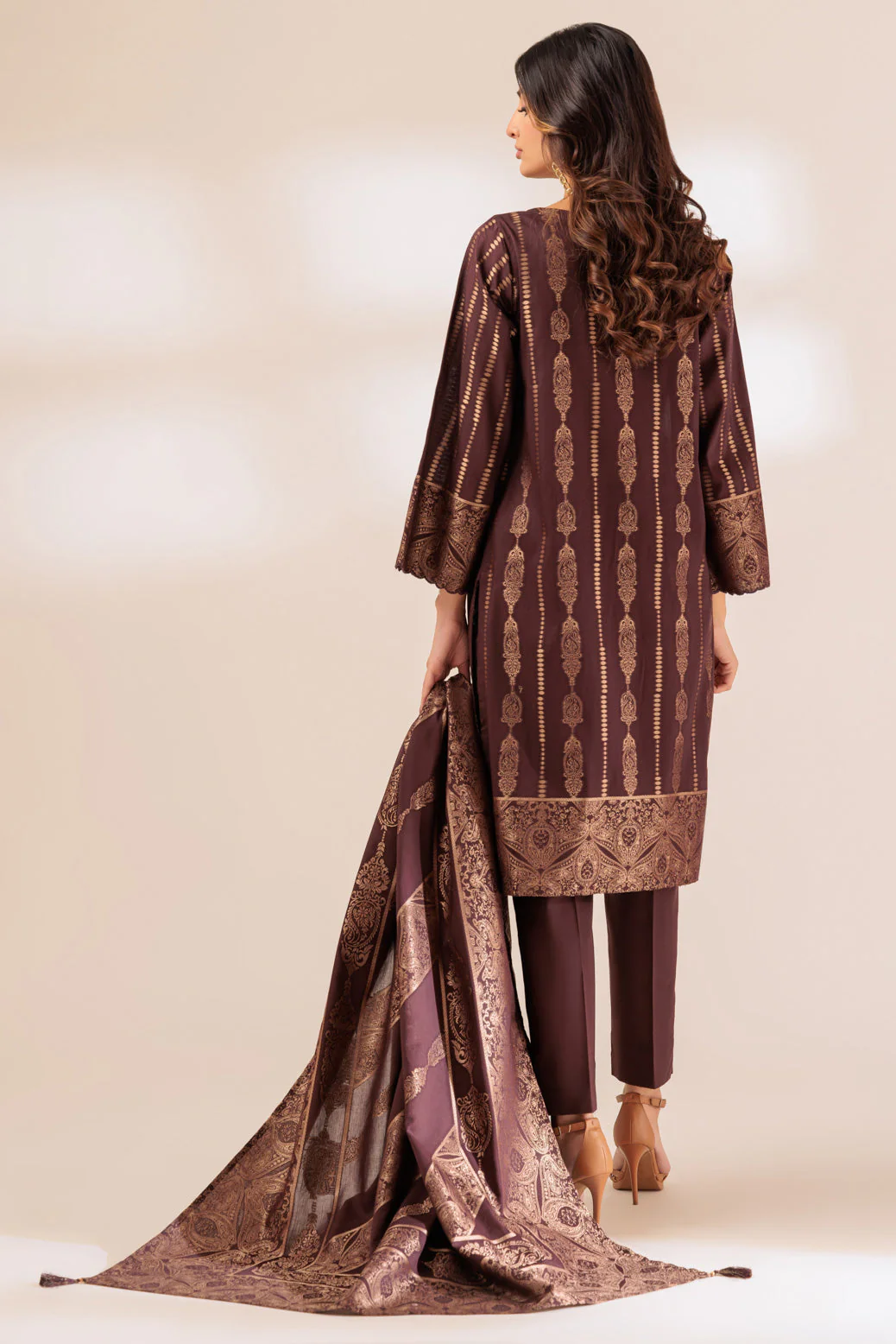 BROWN-JACQUARD-3 PIECE (WJ1233P01) - Image 5