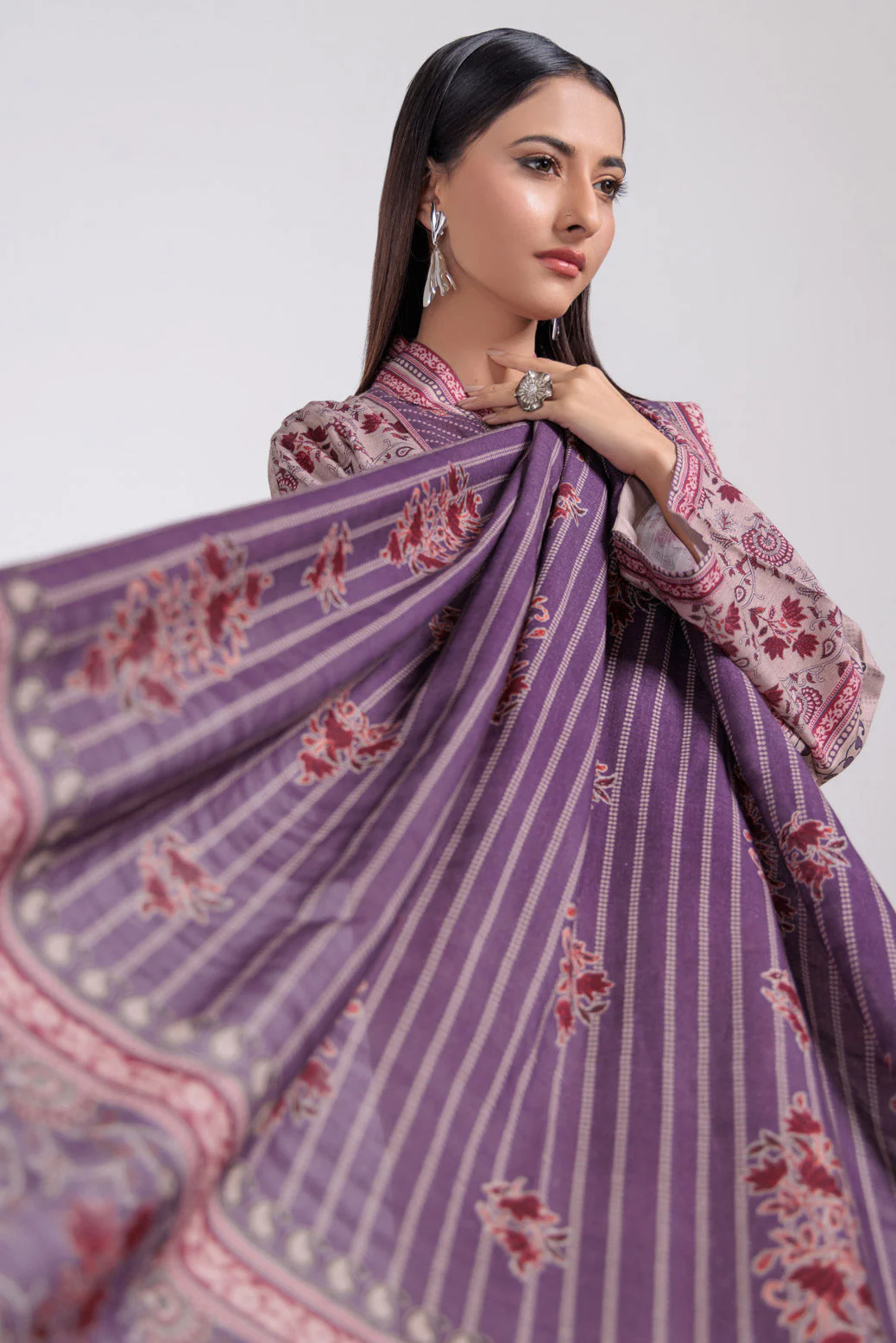 BROWN-KHADDAR-3 PIECE (WS6243P91) - Image 3
