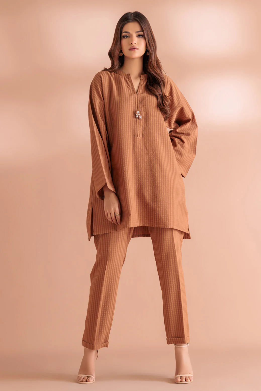 BROWN-SEERSUCKER-2 PIECE (PWS6232P41) - Image 3