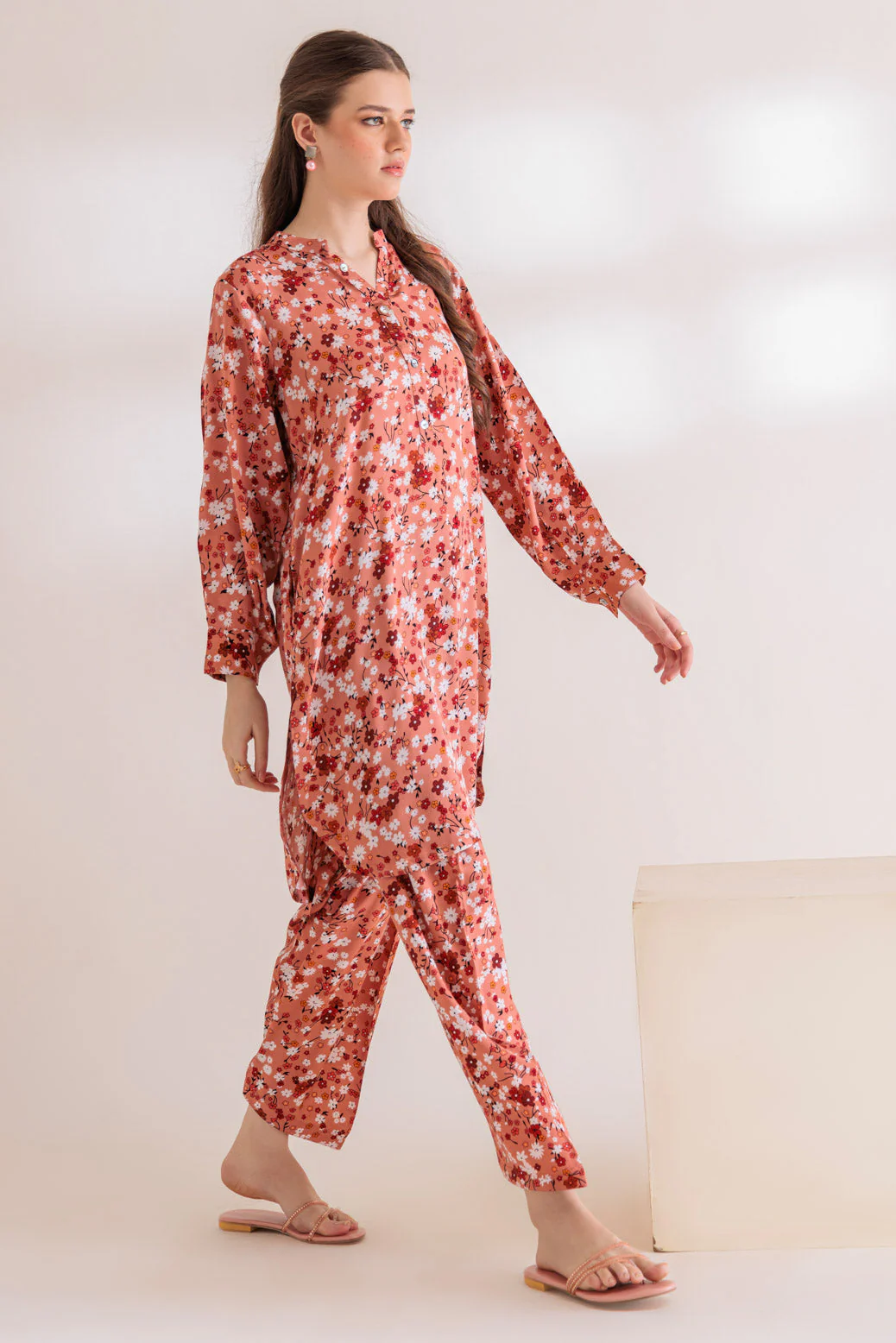 BROWN-VISCOSE-2 PIECE (PWS6232P36) - Image 3
