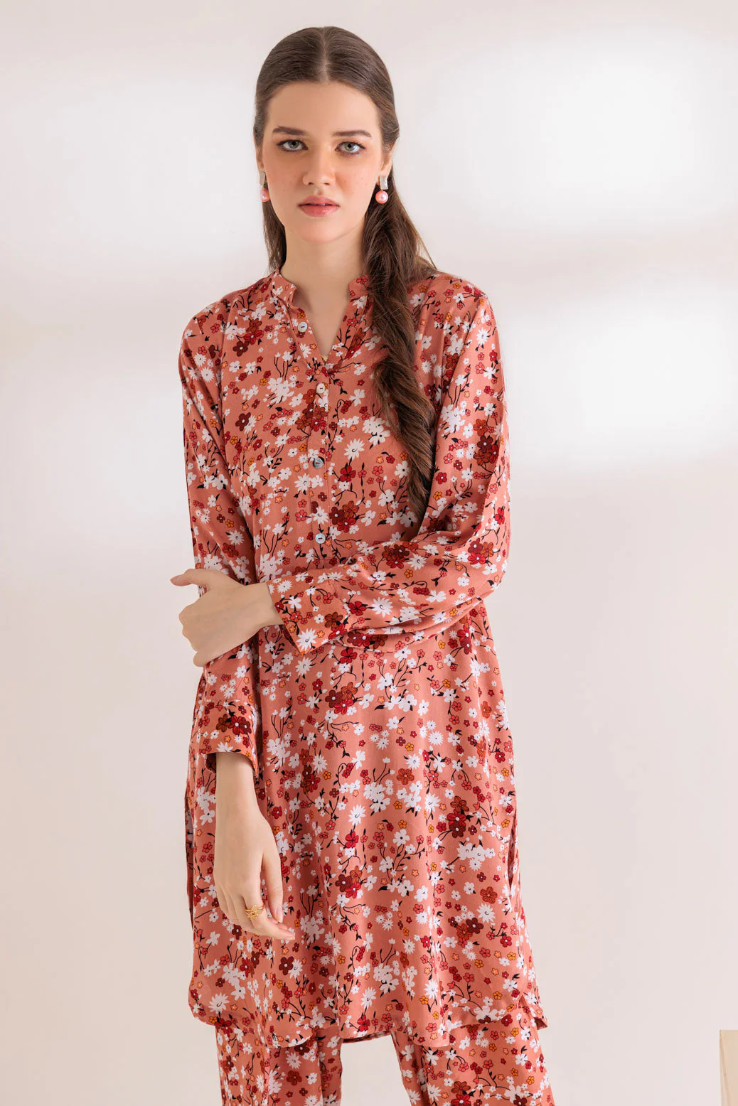 BROWN-VISCOSE-2 PIECE (PWS6232P36) - Image 4