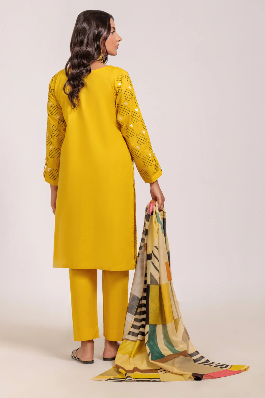 YELLOW-CAMBRIC-3 PIECE (BS1243P07) - Image 5