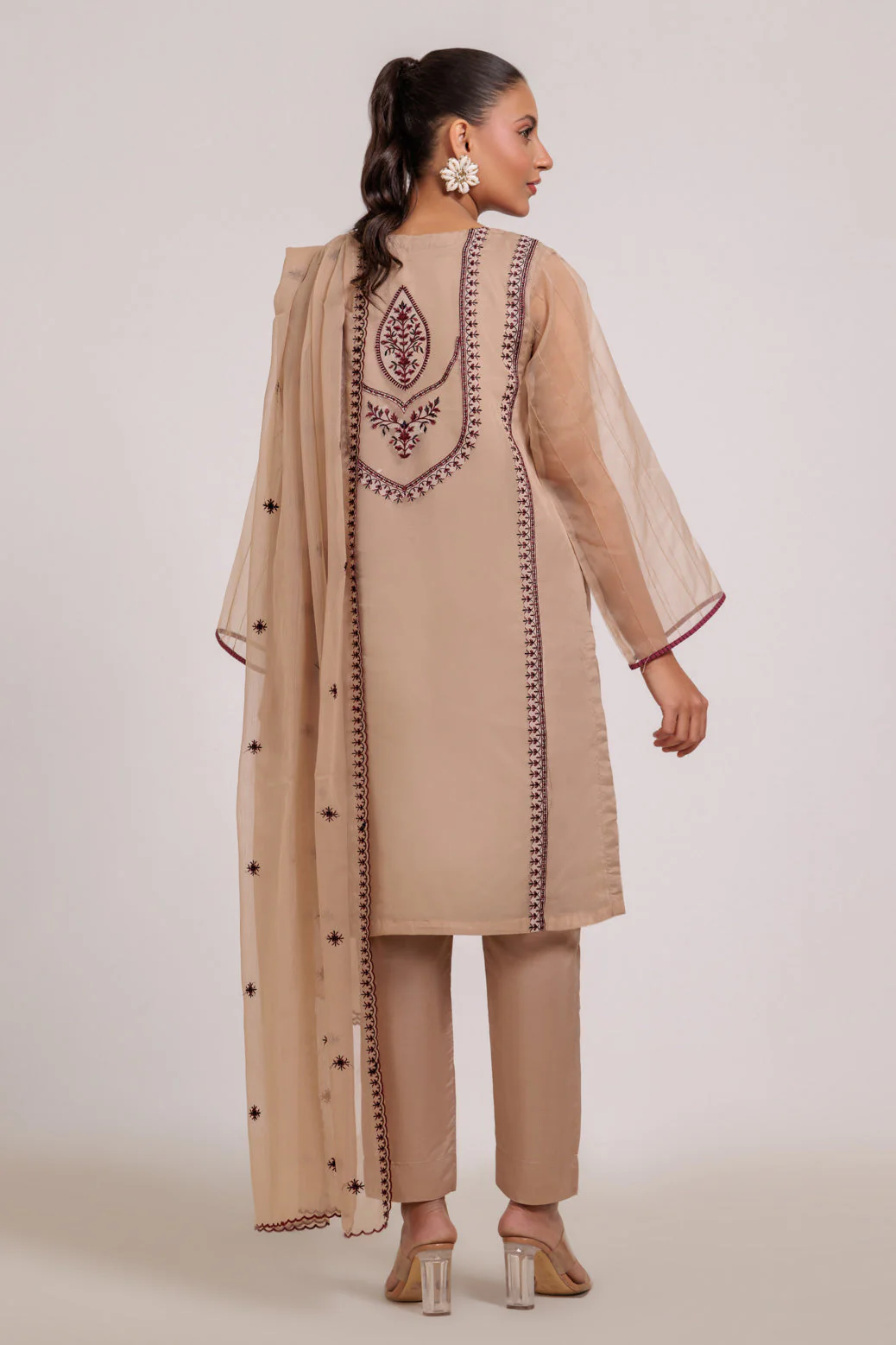BEIGE-ORGANZA-3 PIECE (BS5243P27) - Image 5