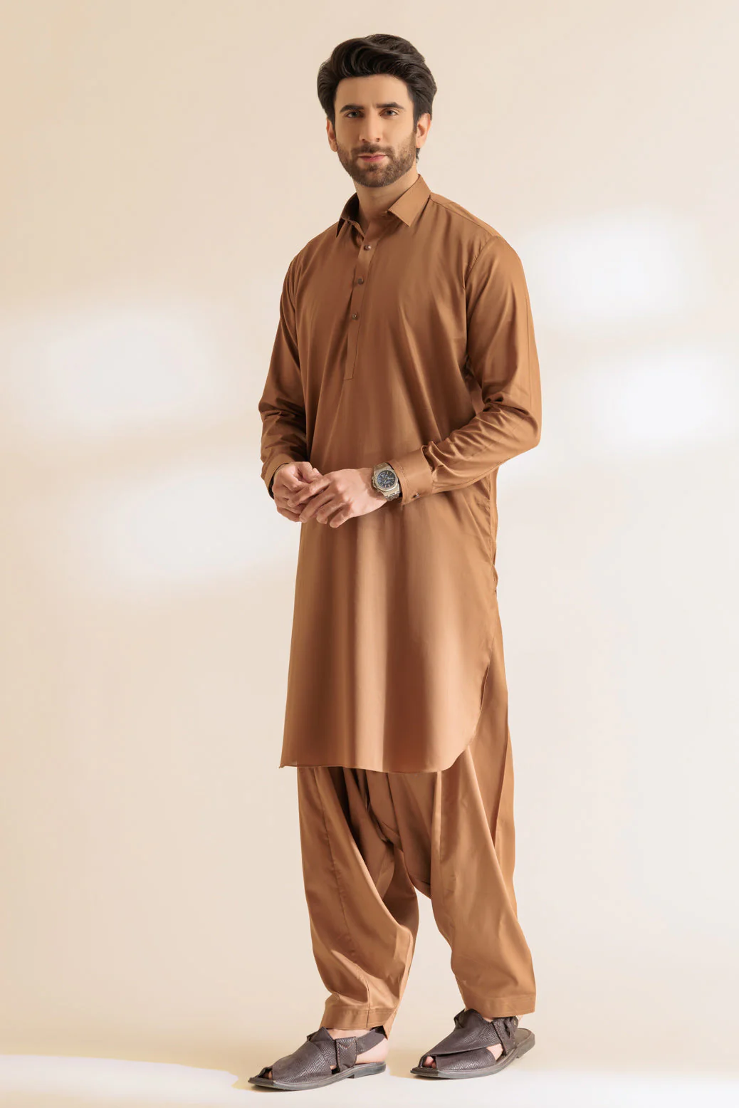 BUFF-BLENDED-SHALWAR SUIT - (GSSS24-005) - Image 3