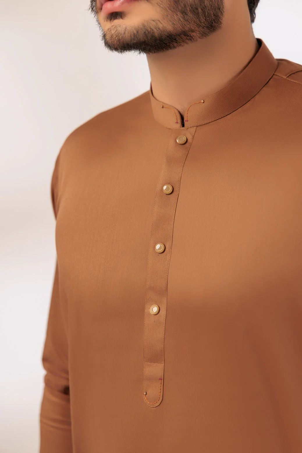 BUFF-COTTON DOBBY-SHALWAR SUIT - (GSBS24-016) - Image 2