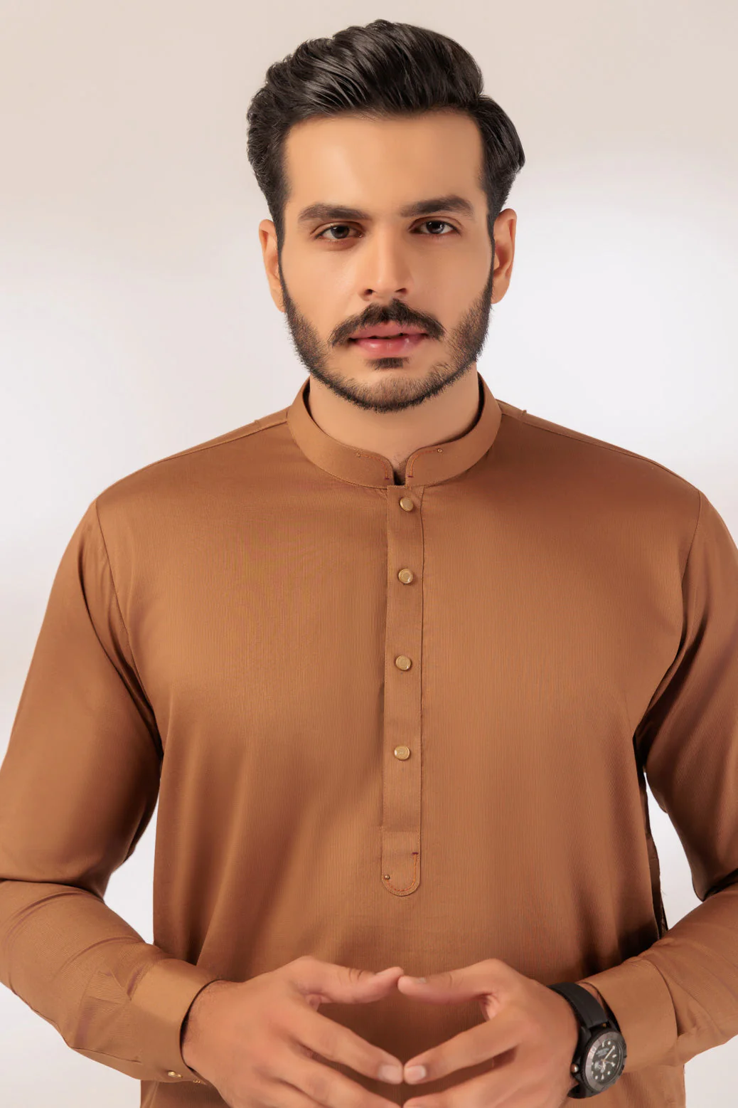 BUFF-COTTON DOBBY-SHALWAR SUIT - (GSBS24-016) - Image 3