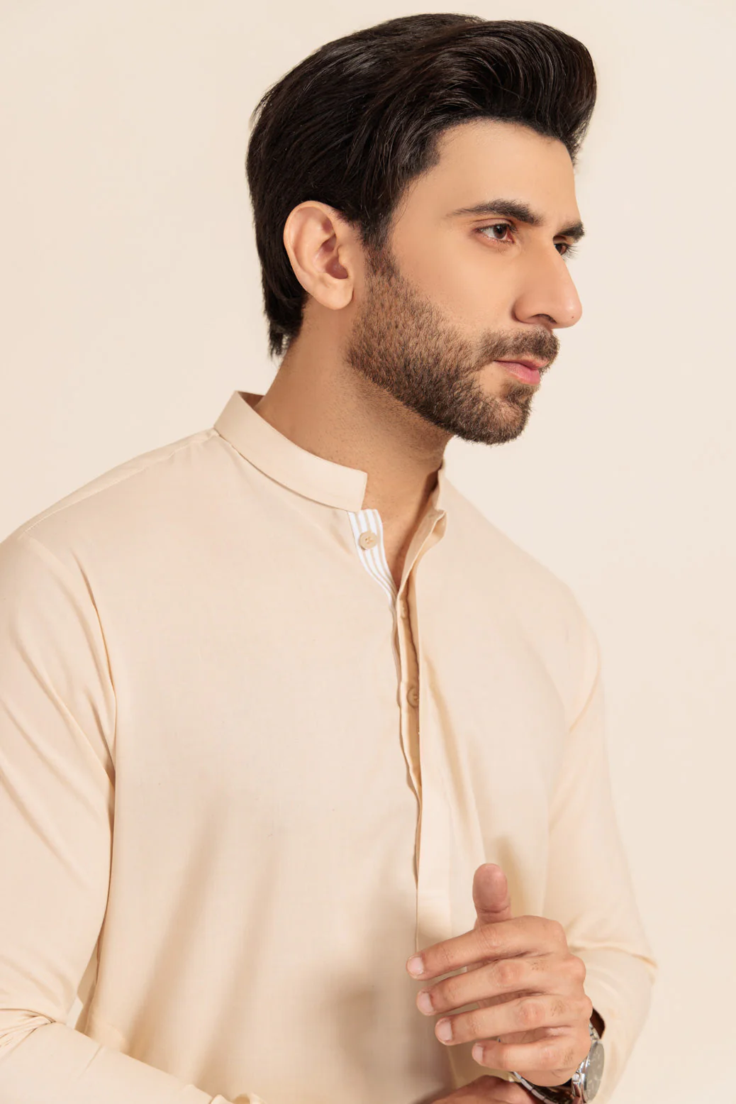 BUTTER-BLENDED-KURTA TROUSER - (KSW24-015) - Image 2