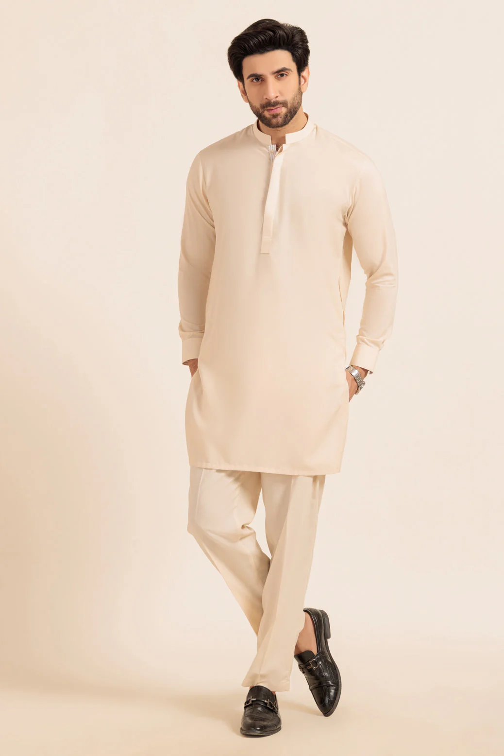 BUTTER-BLENDED-KURTA TROUSER - (KSW24-015) - Image 4