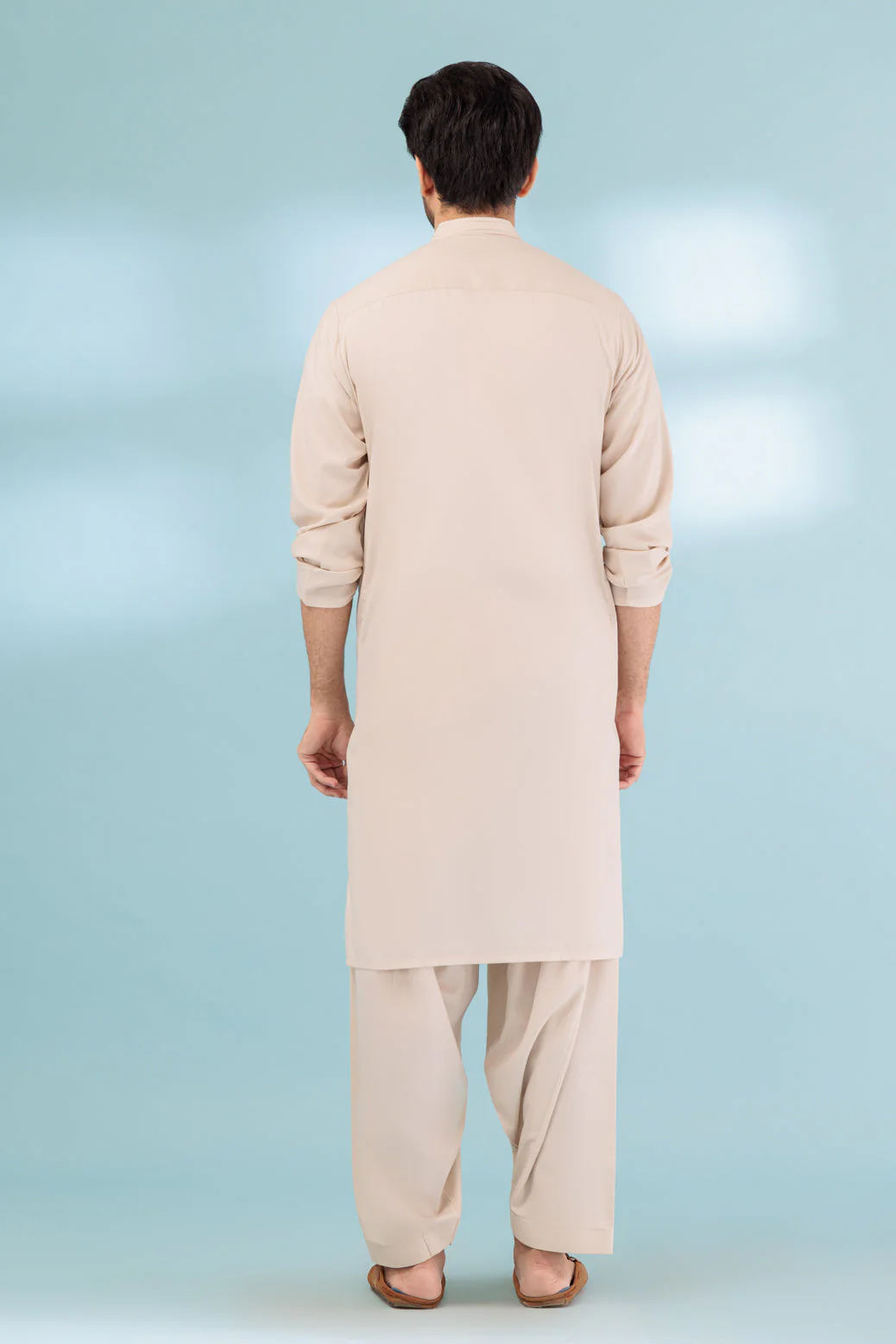 C-BUFF-BLENDED-KURTA SHALWAR - (KSRB23-031) - Image 2