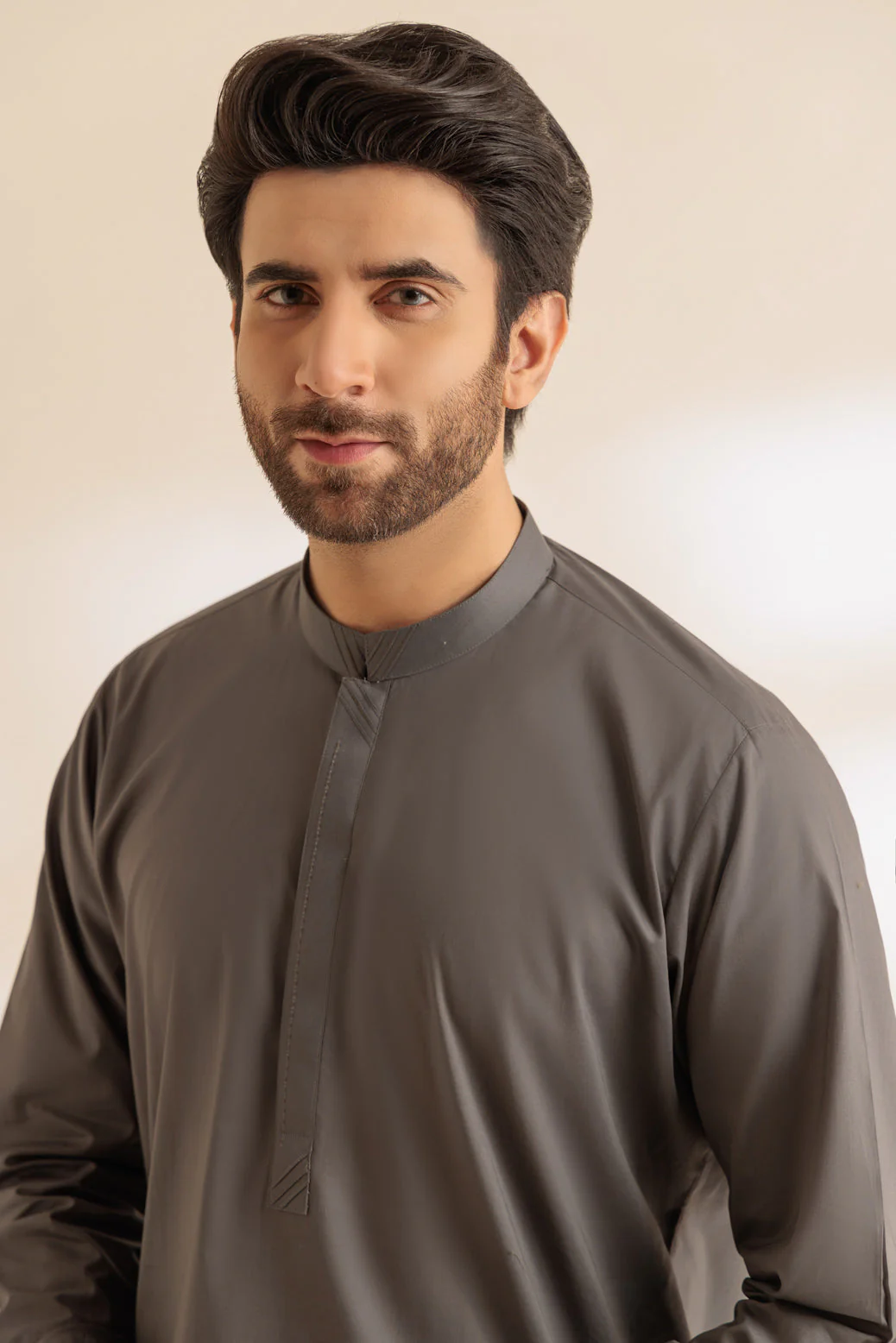 C-GREY-COTTON-KURTA SHALWAR - (KSRS24-024) - Image 4
