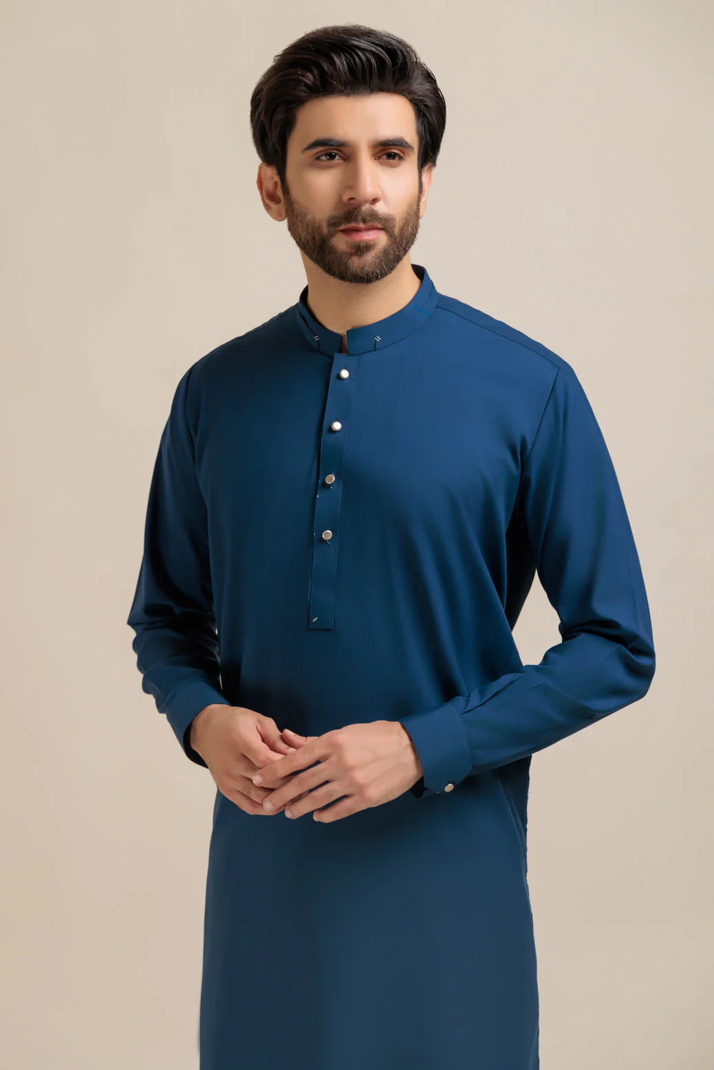 C-NAVY-BLENDED-SHALWAR SUIT - (GSBB23-015) - Image 2